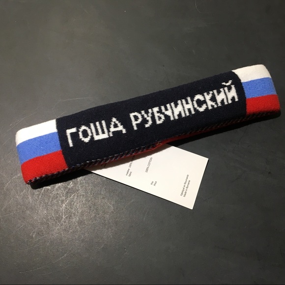 gosha Other - Gosha Rubchinskiy Headband Black Label Fila